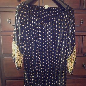 Boho bishop sleeve dress